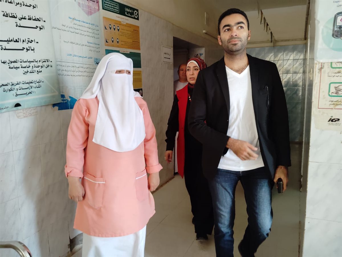 وكيل وزارة الصحة يتفقد بعض وحدات مركز الفيوم للاطمئنان على سير العمل<br>