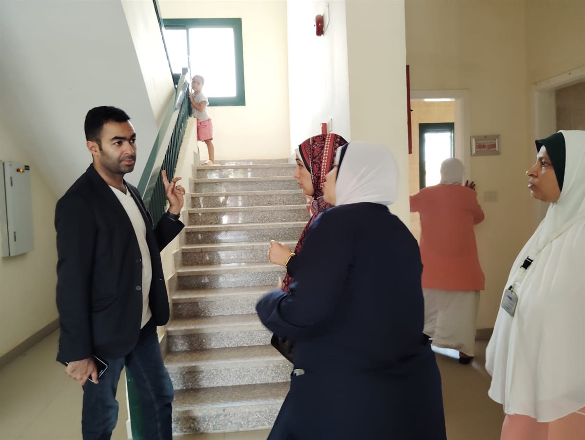 وكيل وزارة الصحة يتفقد بعض وحدات مركز الفيوم للاطمئنان على سير العمل<br>