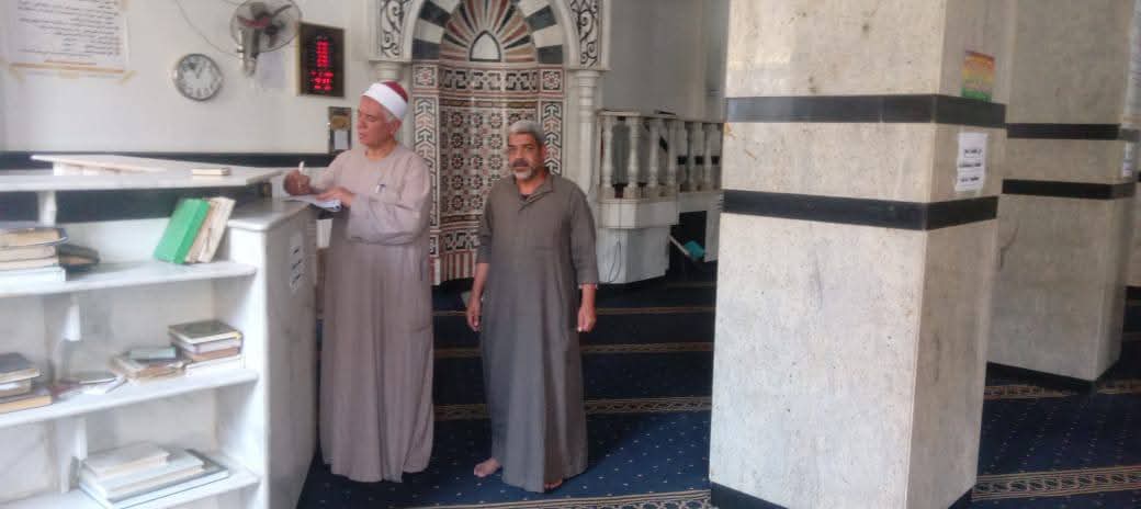 حملات تفتيش مفاجئة لمدير أوقاف الفيوم على المساجد بجميع الإدارات دون استثناء 