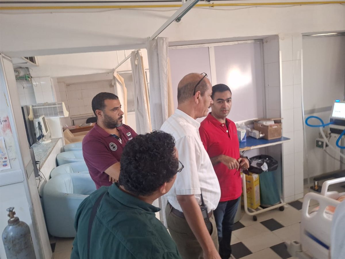 وكيل الصحة يفاجئ مستشفى الحميات والفيوم العام ويطمئن على جاهزية وحدة العامرية للاعتماد