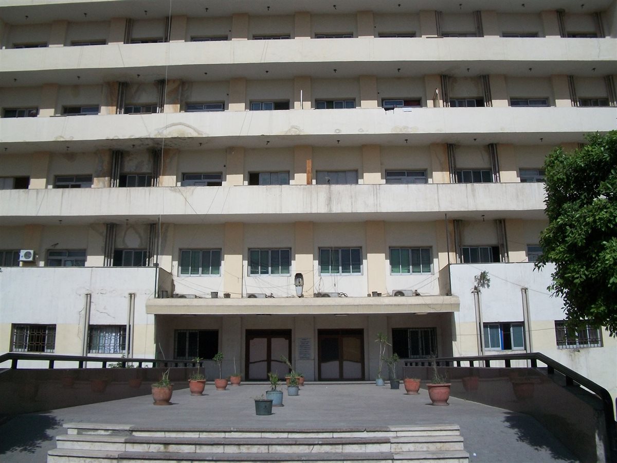حريق مستشفى حلوان 