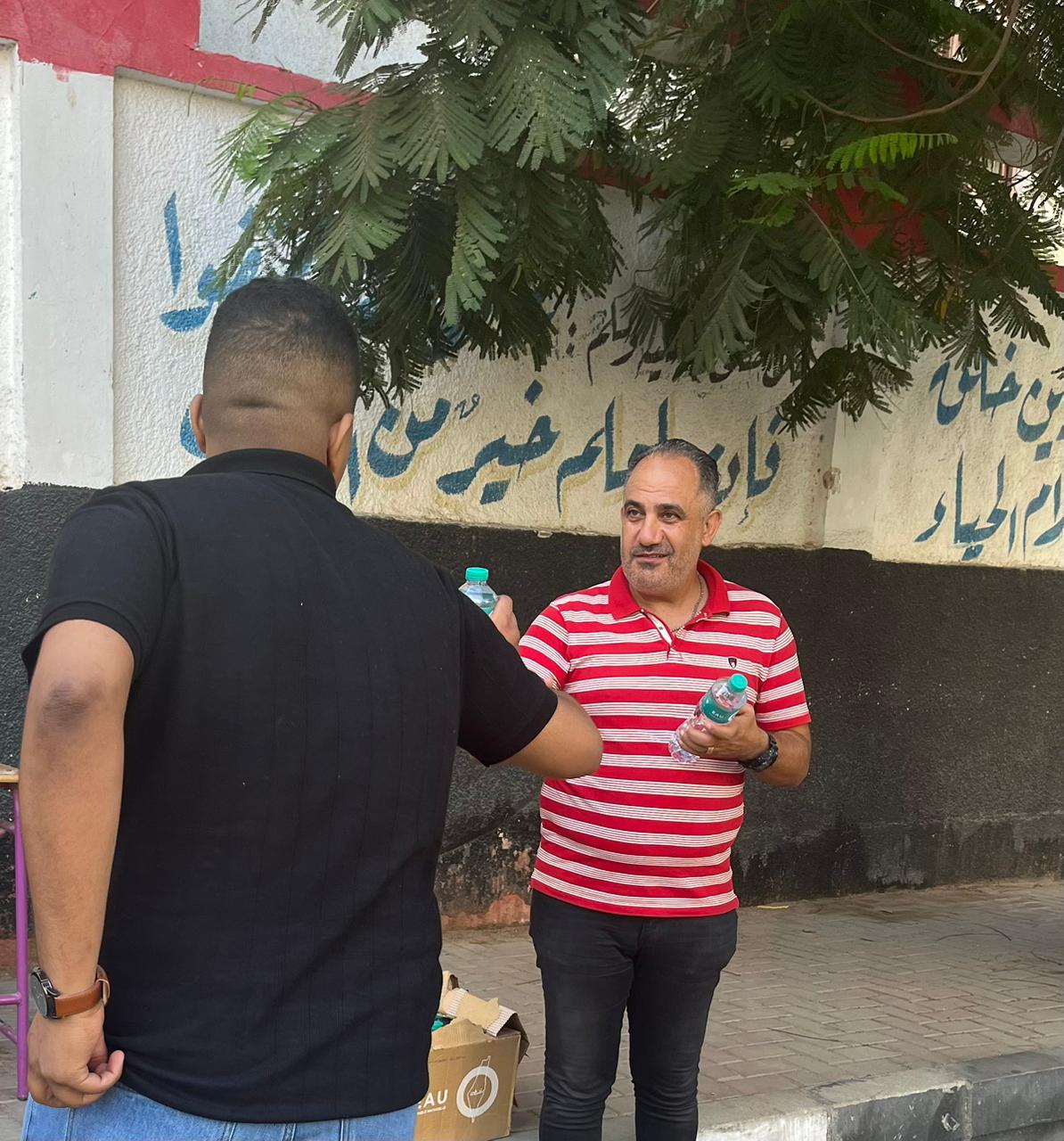 مياه وشيكولاتة لطلاب الثانوية العامة 