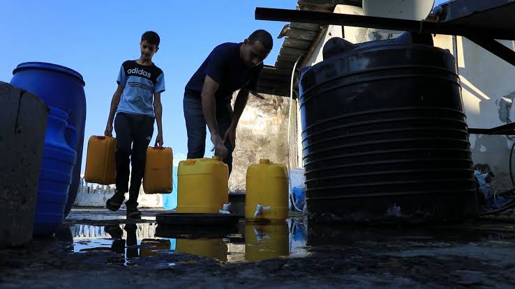 أزمة المياه في غزة 