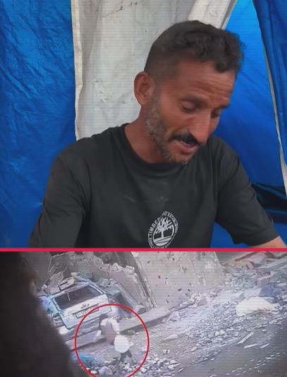 انهياروالد الطفلة الفلسطينية الشهيدة آمنة