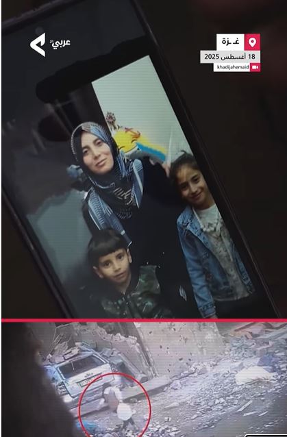 انهياروالد الطفلة الفلسطينية الشهيدة آمنة