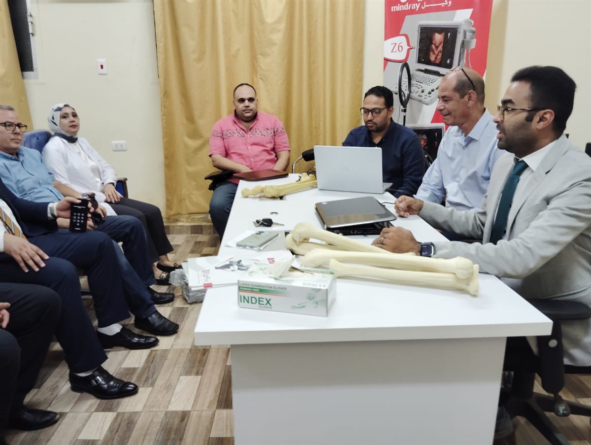 وكيل الصحة يشهد اللقاء العلمي الدوري القسم العظام بمستشفى الفيوم العام<br> 