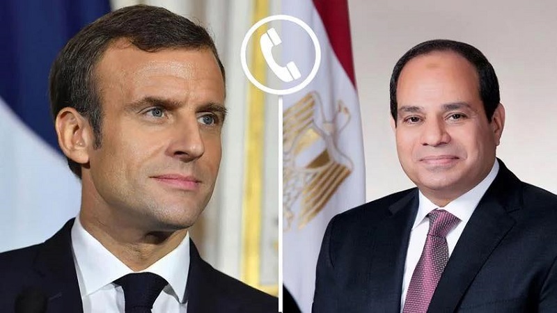 <strong>الرئيس السيسي - الرئيس ماكرون </strong>