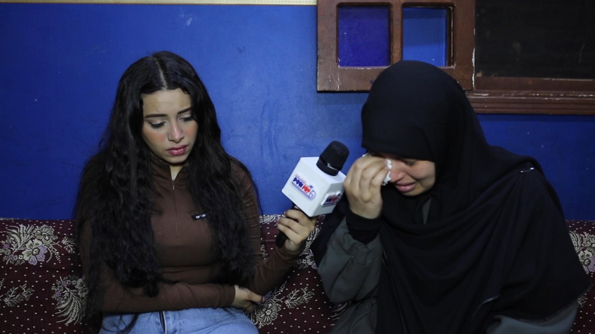 زوجة شهاب مع الإعلامية مارينا إبراهيم