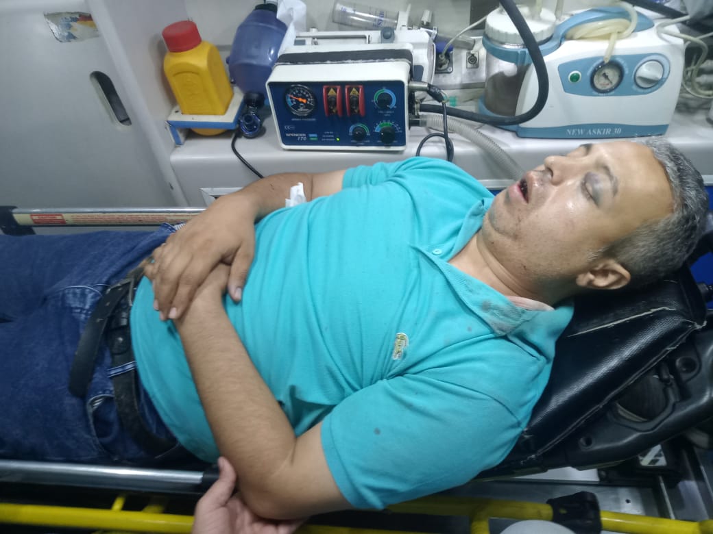 شهاب البطل بعد انقاذه للفتاة
