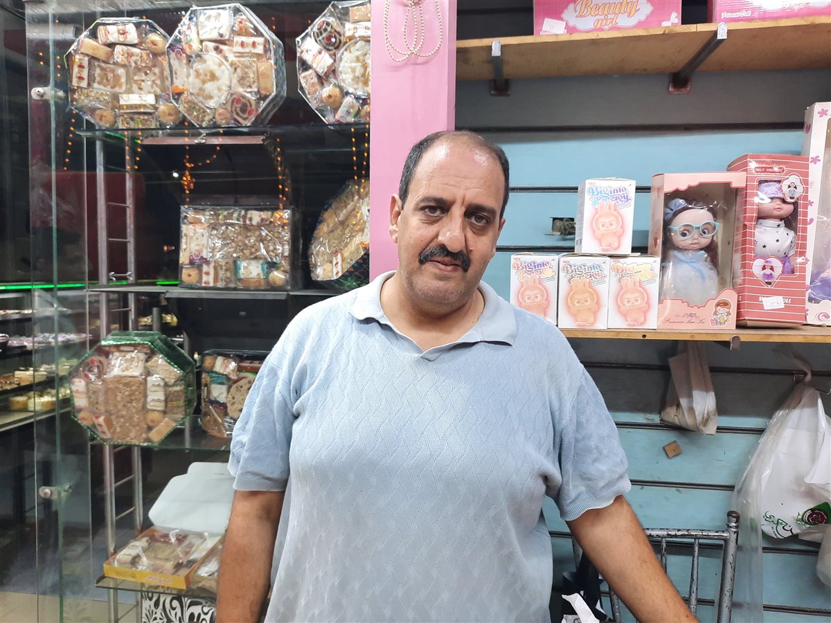 ماري جرجس اشهر بائع لحلوة المولد في المنيا