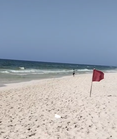 غلق شاطئ أبو تلات