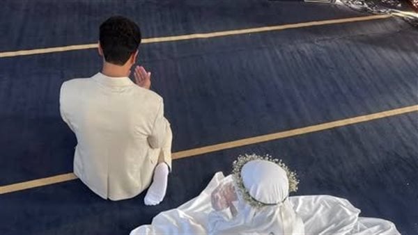 سيشن لعروسين في المسجد