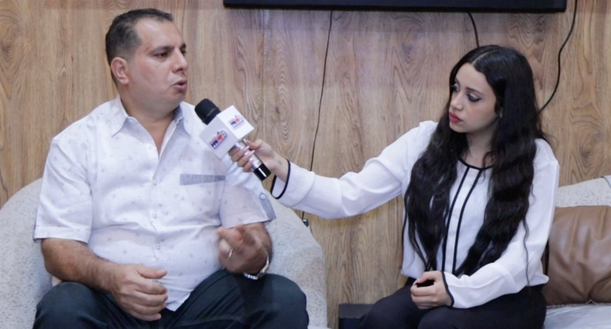 خال كيرلس الشهير ب كوكو مع الإعلامية مارينا إبراهيم 