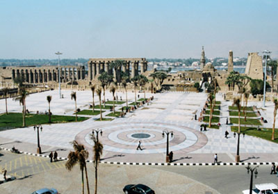 ساحة مسجد سيدي أبو الحجاج الأقصري