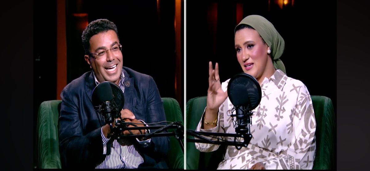 <strong>الكاتبة الصحفية هند مختار - الدكتور باسل عادل </strong>