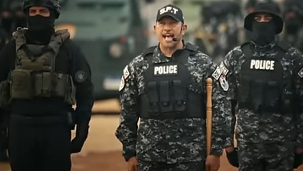 اللواء شريف زهير أثناء تدريب الضباط