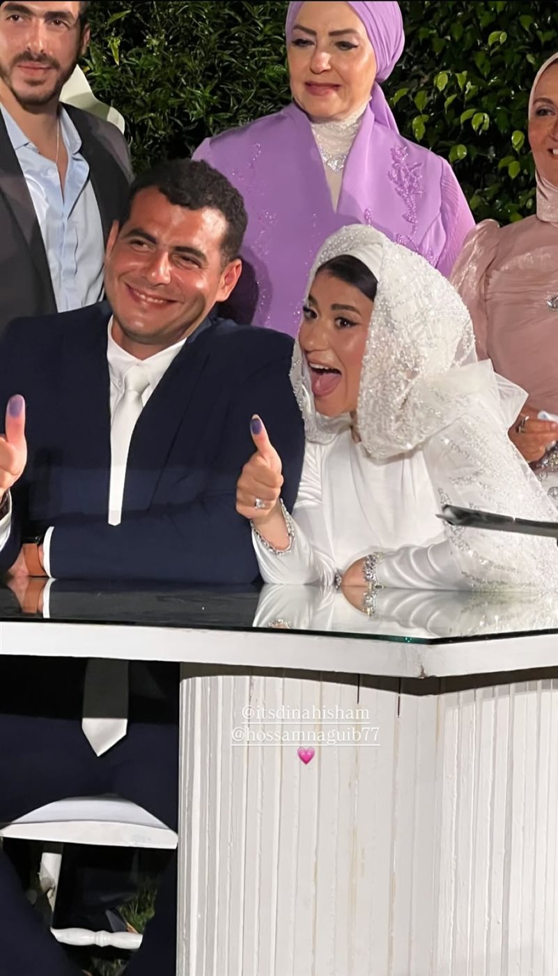 عقد قران ابنة الدكتورة هبة قطب