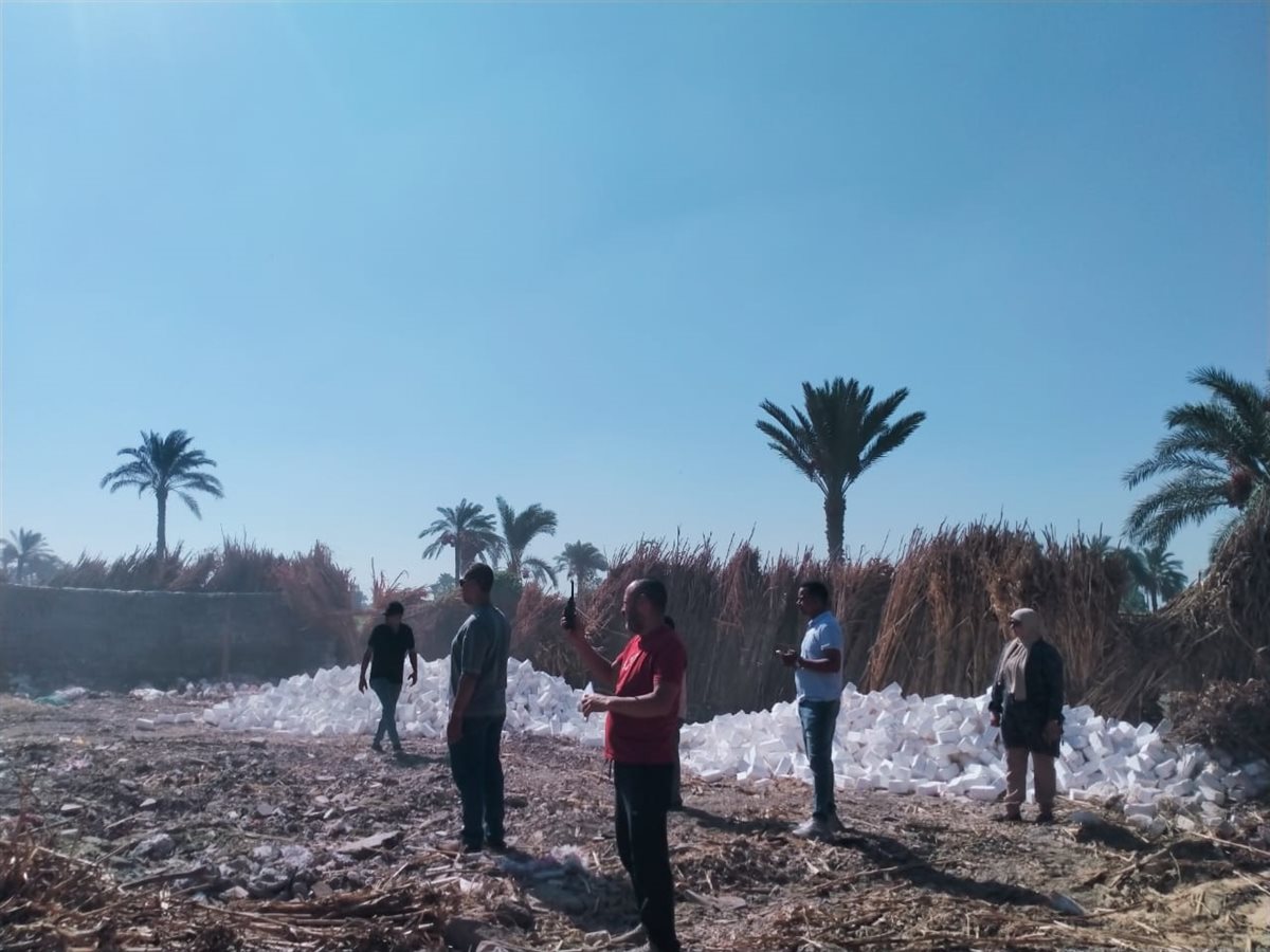 رئيس مركز ابشواى: ٣٤ حالة إزالة لتعديات على الأراضي الزراعية بحملة مكبرة <br>