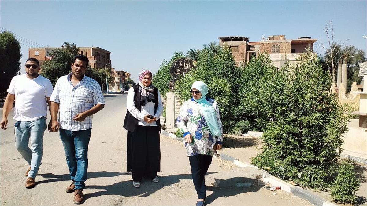 إنطلاق أعمال التجميل والتطوير بمركز ابشواي مع تطبيق الهوية البصرية للمحافظة