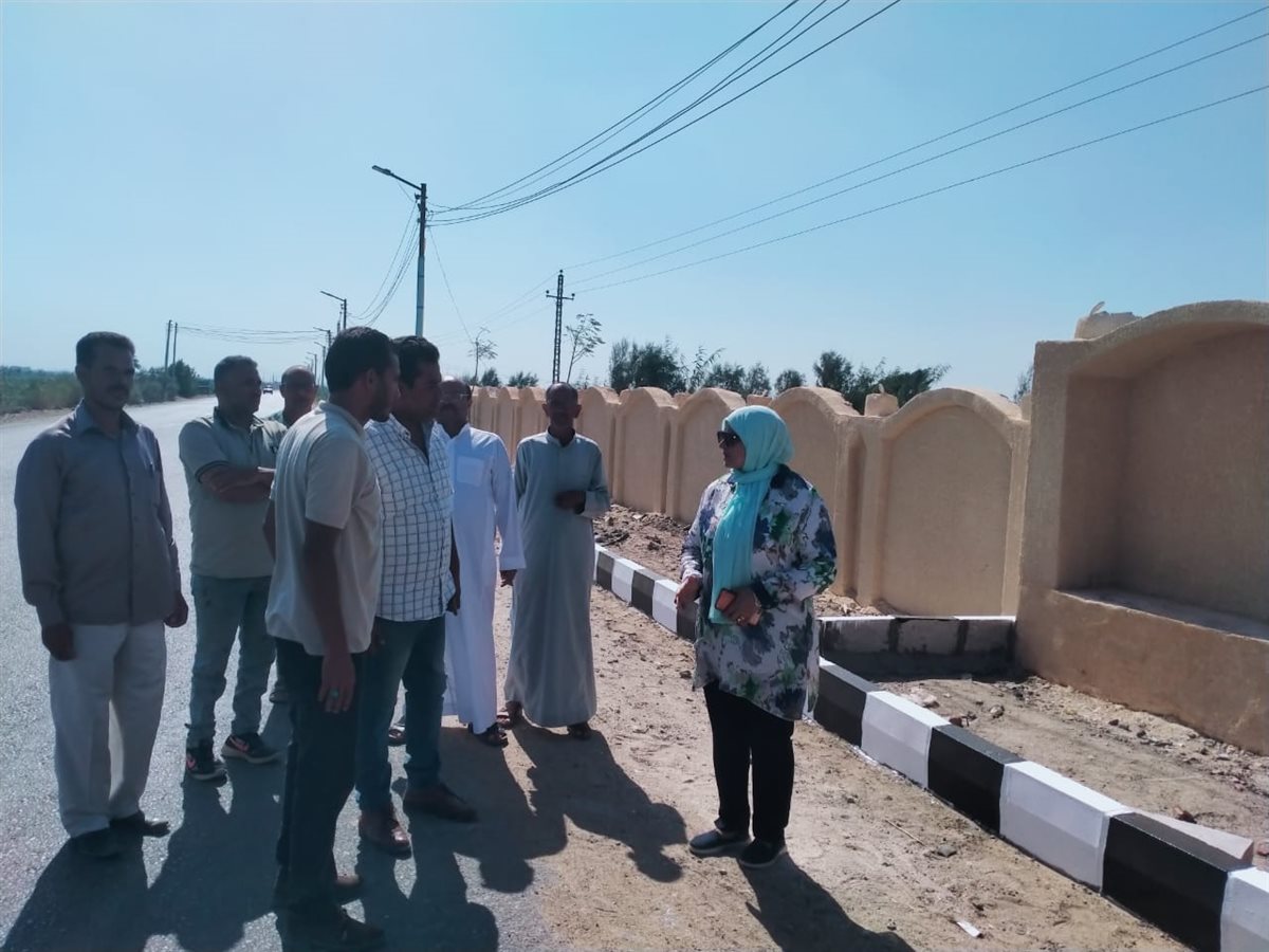 إنطلاق أعمال التجميل والتطوير بمركز ابشواي مع تطبيق الهوية البصرية للمحافظة