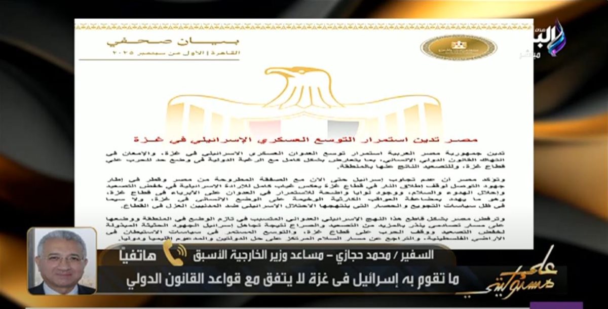 <strong>السفير محمد حجازي </strong>