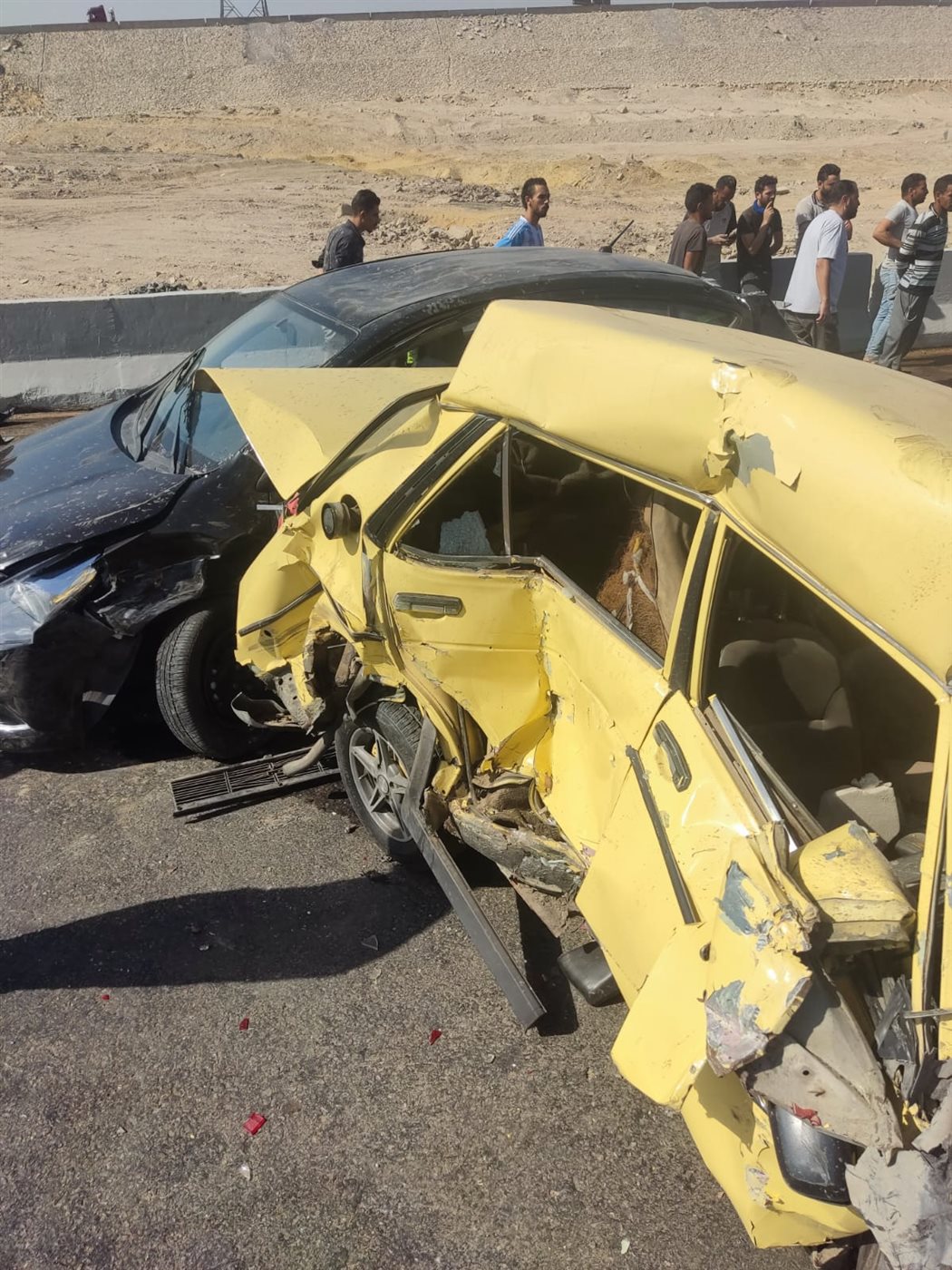 اثار الحادث