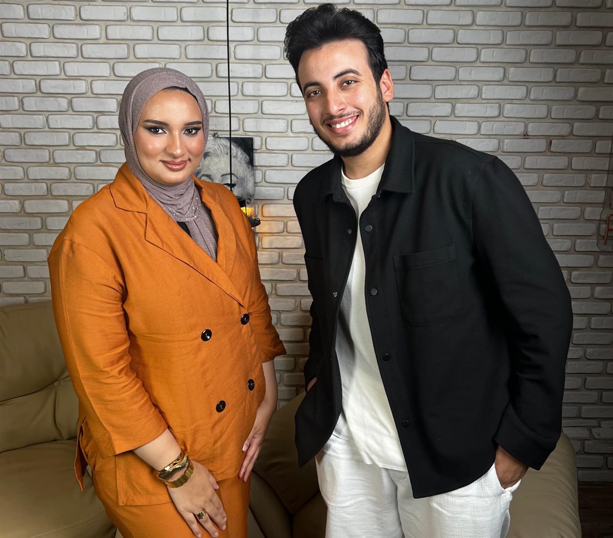 المطرب الحسن عادل والإعلامية يارا أحمد
