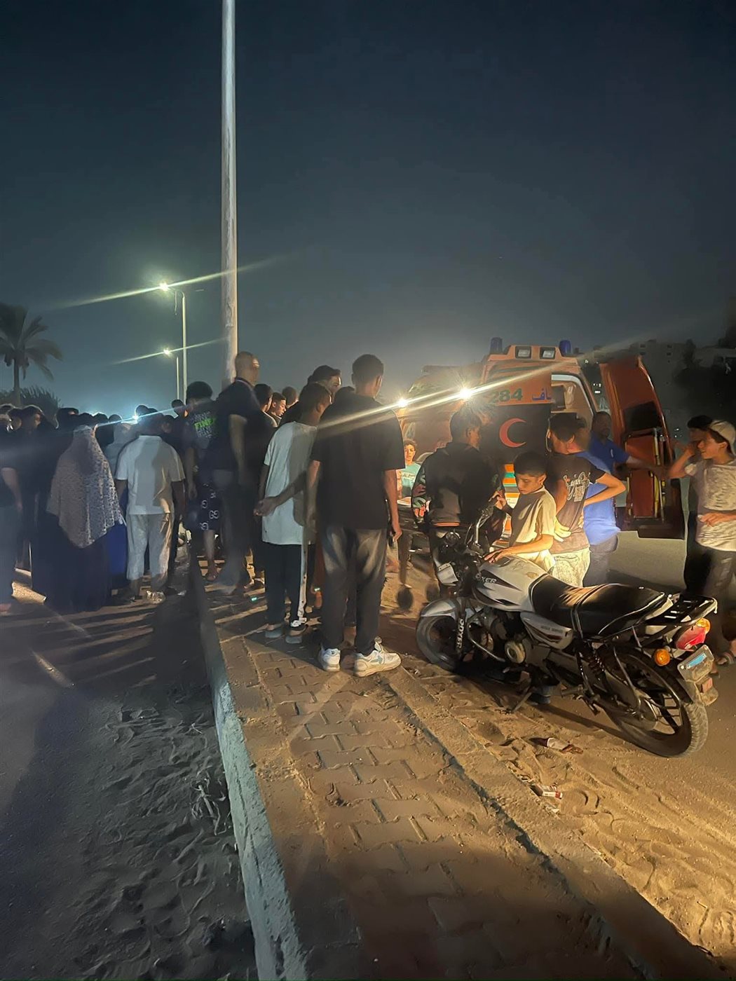 مكان الحادث