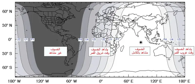 مواعيد خسوف القمر الكلي بالدول العربية.. قمر الدم يزين السماء
