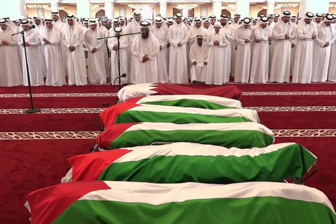 «بمشاركة أمير قطر».. بدء مراسم تشييع ضحايا الهجوم الإسرائيلي على قطر في الدوحة