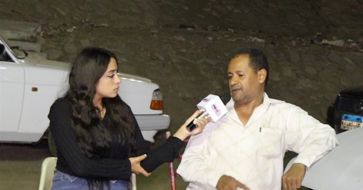 عم عبدة السمكري شاهد عيان مع مراسلة نيوز رووم