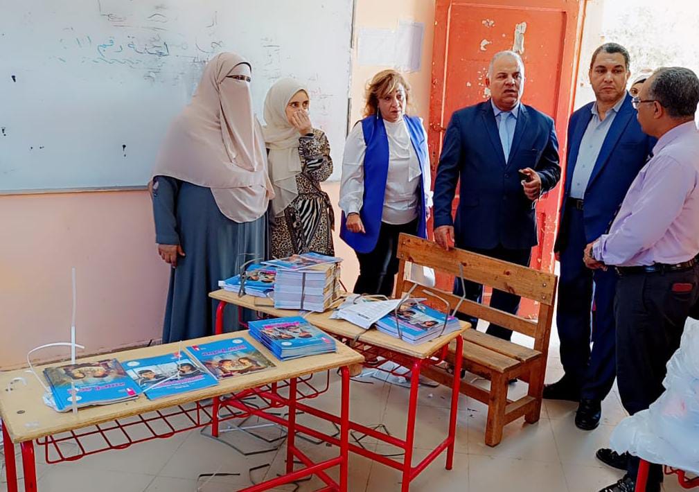 جولة ميدانية لمدير تعليم الفيوم لمتابعة الاستعدادات النهائية بمدارس إدارتي شرق وغرب الفيوم