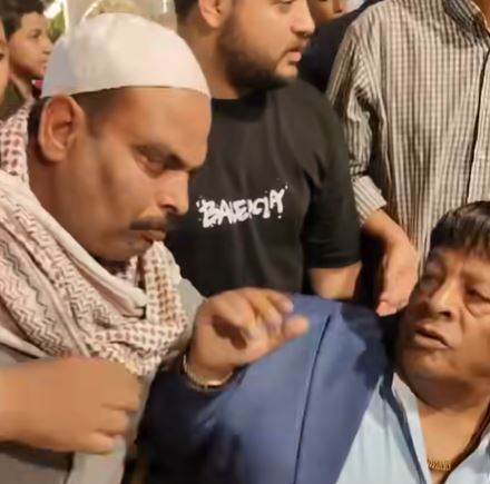 عبد الباسط حمودة وأحد المعجبين