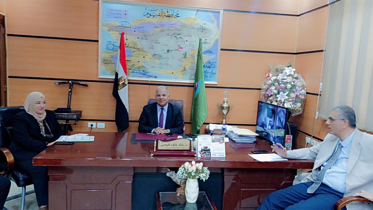 قبيصي لموجهي عموم مديرية التربية والتعليم بالفيوم الإنتهاءمن سد العجز بالمدارس وتوزيع معلمي الحصة
