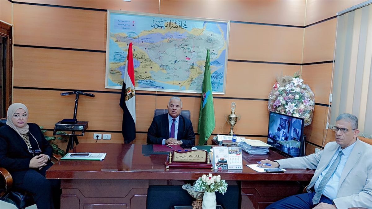 قبيصي لموجهي عموم مديرية التربية والتعليم بالفيوم الإنتهاءمن سد العجز بالمدارس وتوزيع معلمي الحصة