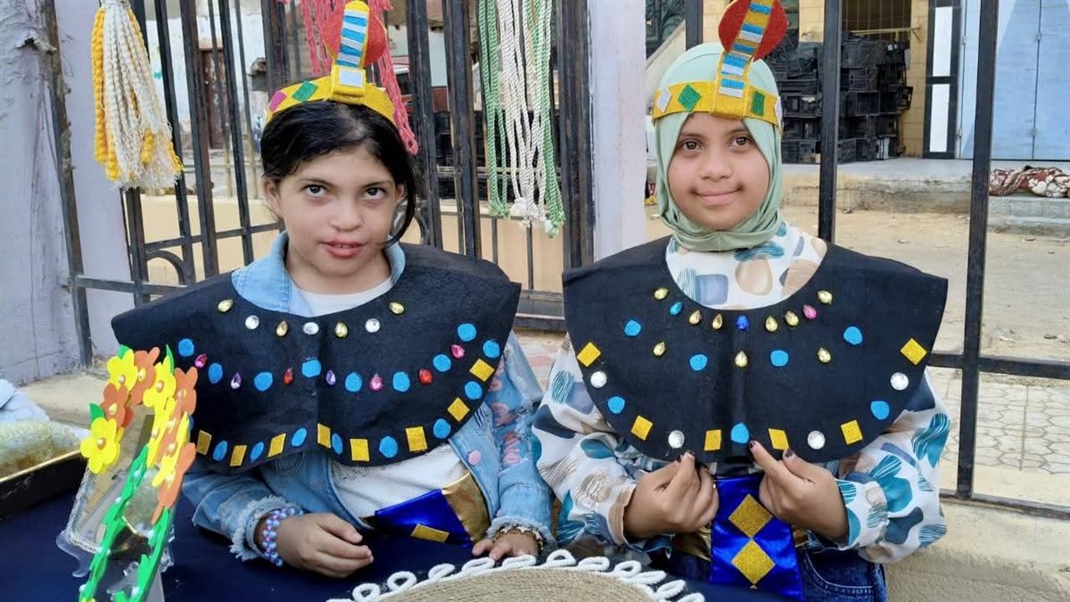 أحتفالية متميزة لذوى الأحتياجات الخاصة بمتحف كوم أوشيم بالفيوم