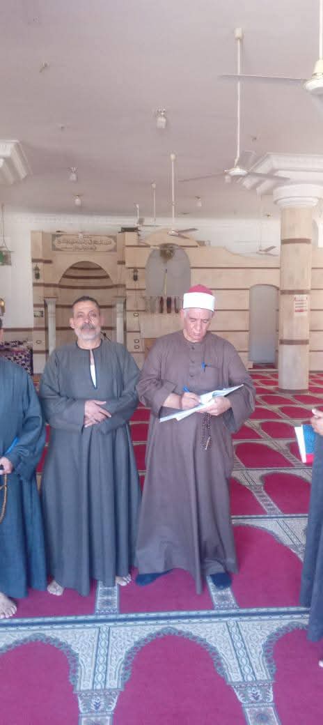 مدير أوقاف الفيوم يواصل جولاته المرورية على المساجد قبيل صلاة الجمعة
