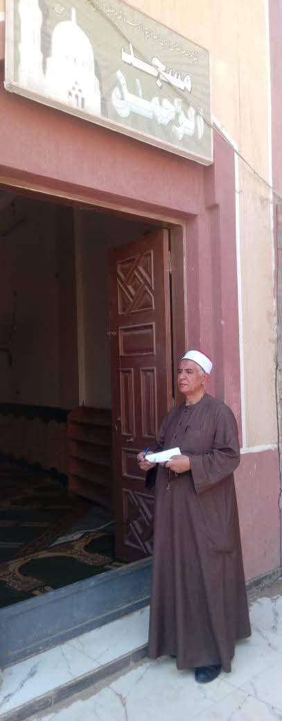 مدير أوقاف الفيوم يواصل جولاته المرورية على المساجد قبيل صلاة الجمعة
