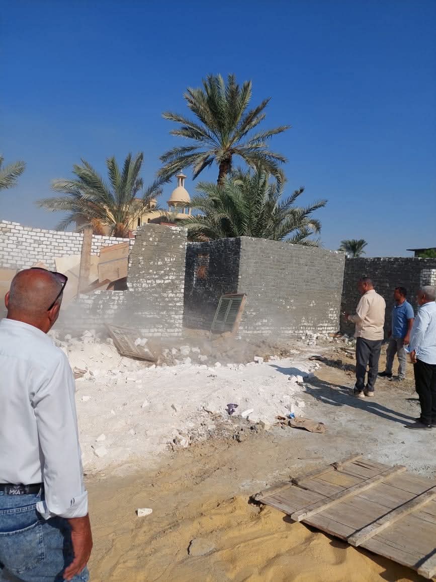 تنفيذ ٢٢ حالة إزالة تعديات على الأراضي الزراعية بمركز طامية بالفيوم