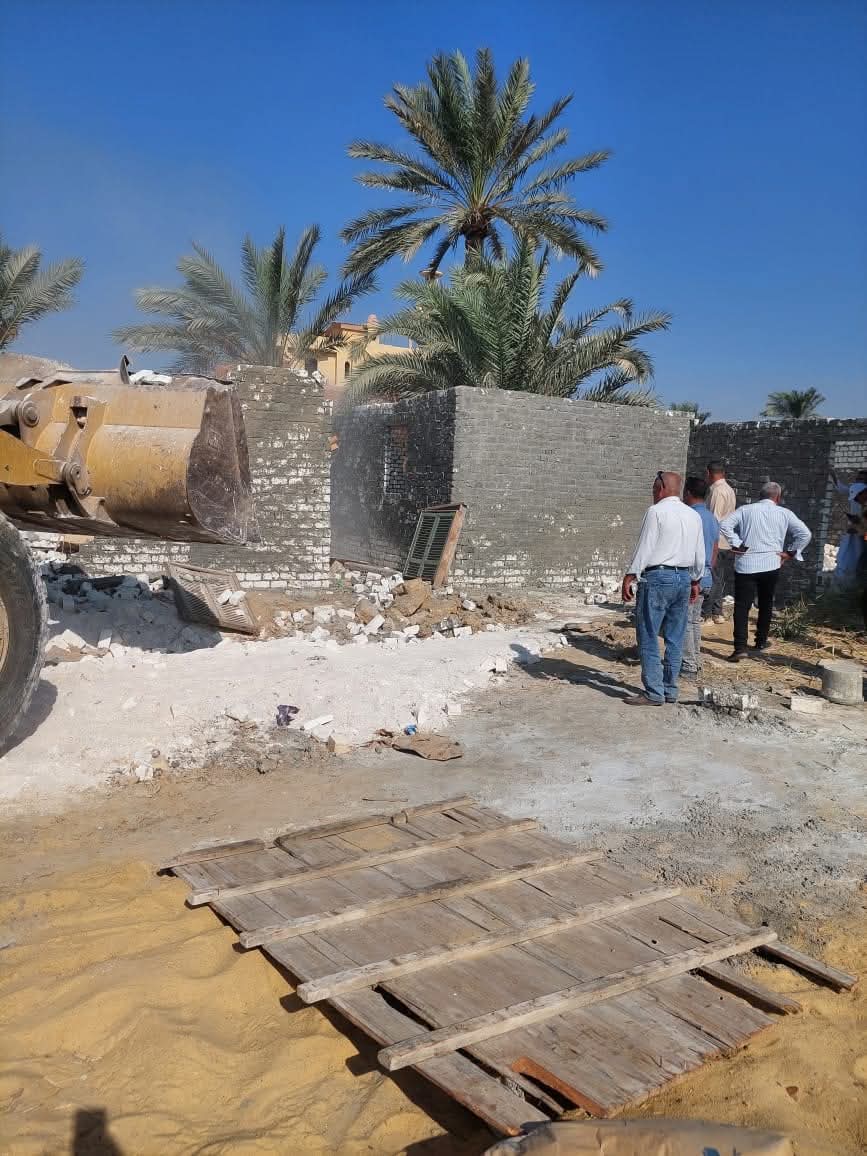 تنفيذ ٢٢ حالة إزالة تعديات على الأراضي الزراعية بمركز طامية بالفيوم