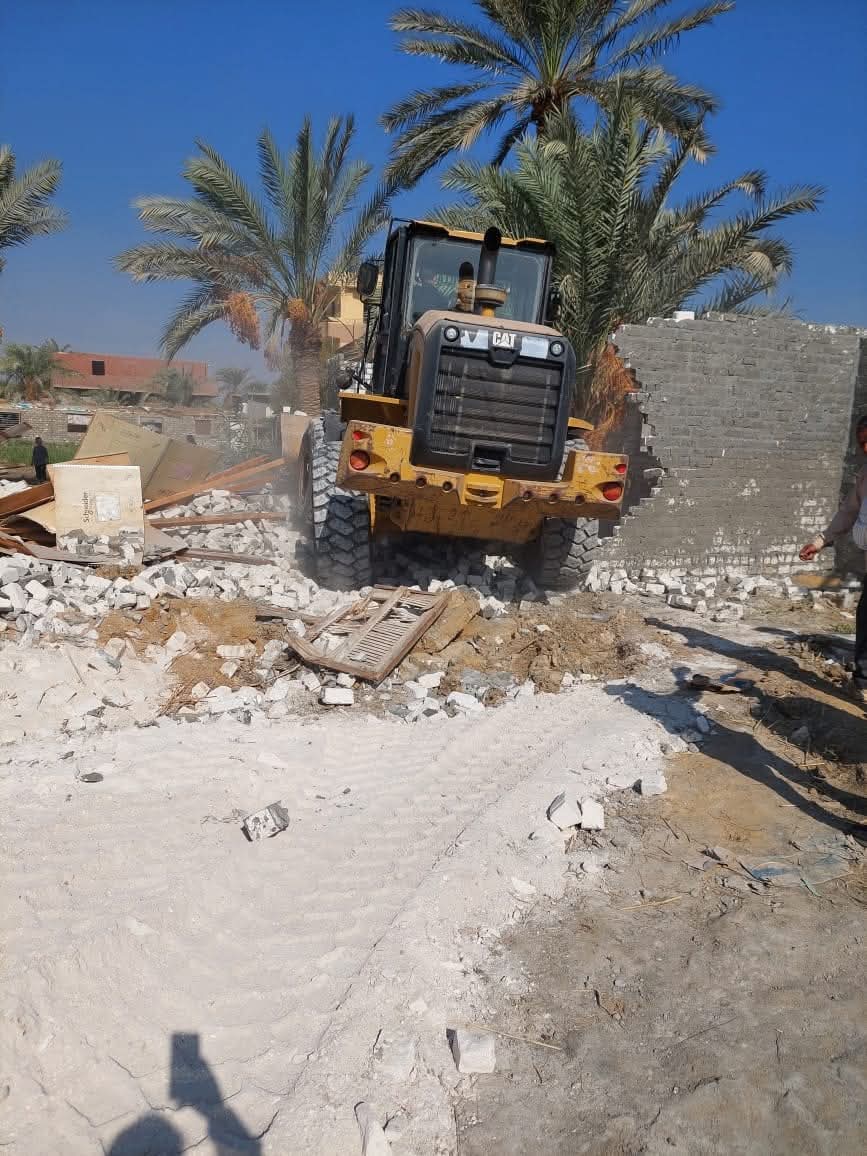 تنفيذ ٢٢ حالة إزالة تعديات على الأراضي الزراعية بمركز طامية بالفيوم