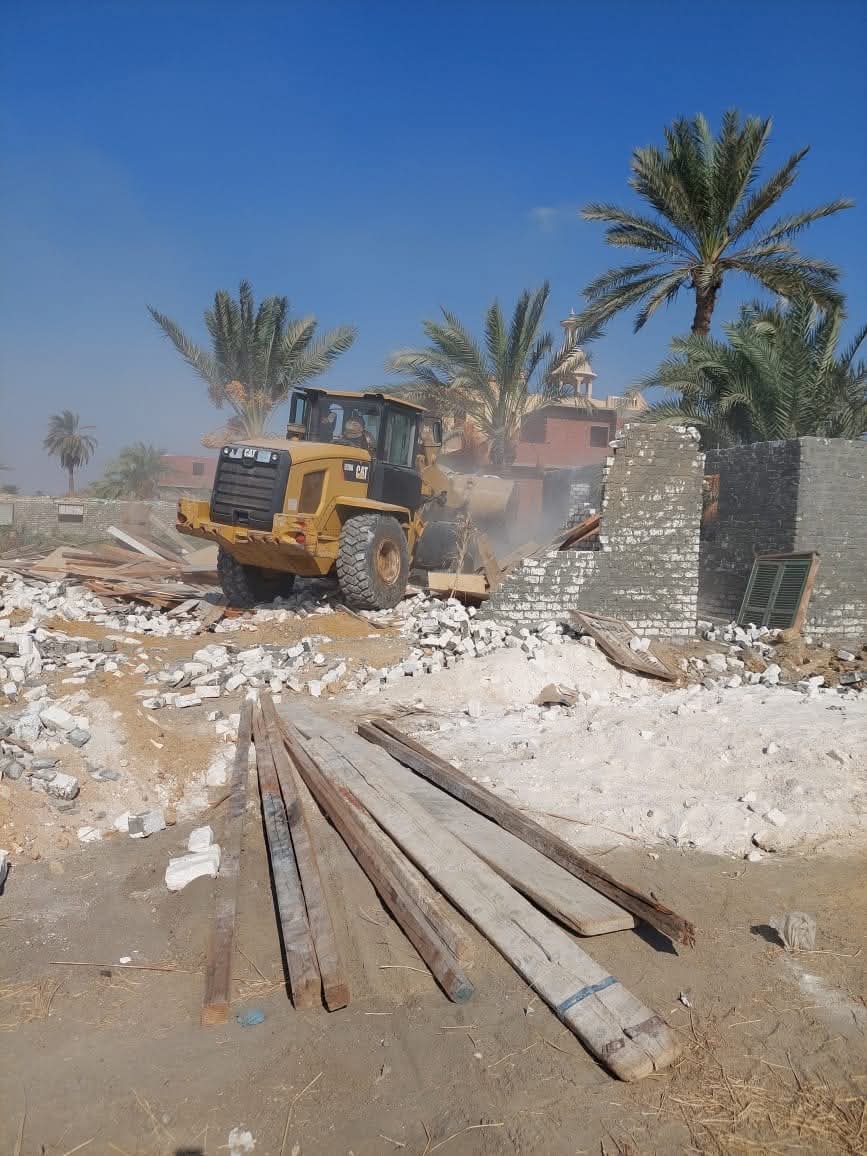 تنفيذ ٢٢ حالة إزالة تعديات على الأراضي الزراعية بمركز طامية بالفيوم