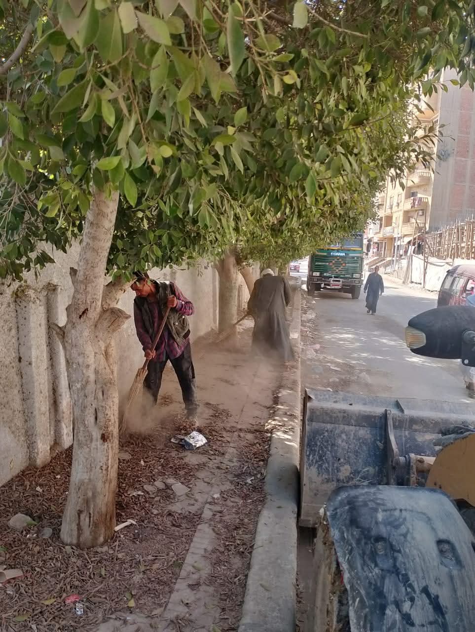 استعدادا للعام الدراسي الجديد حملات مكثفة للنظافة العامة أمام مدارس طامية