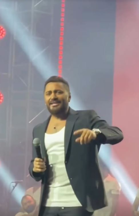تامر حسني من حفله في البحرين
