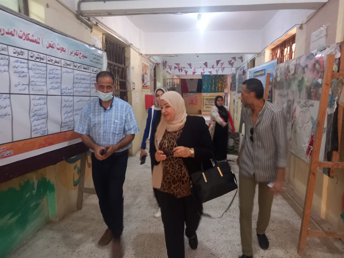 جولة ميدانية لوكيل مديرية التربية والتعليم بالفيوم في أول أيام الدراسة