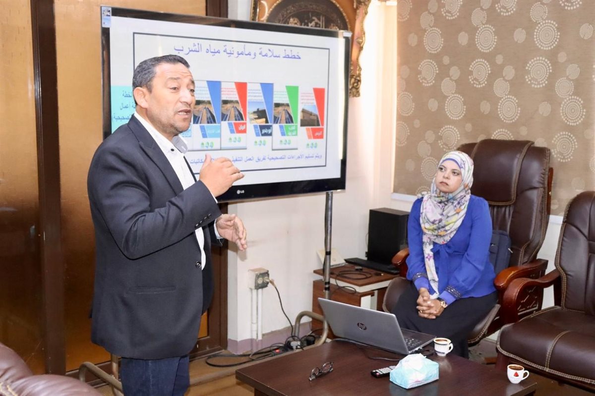 رئيس “مياه الفيوم” يترأس الاجتماع الدوري للجنة خطط سلامة ومأمونية المياه