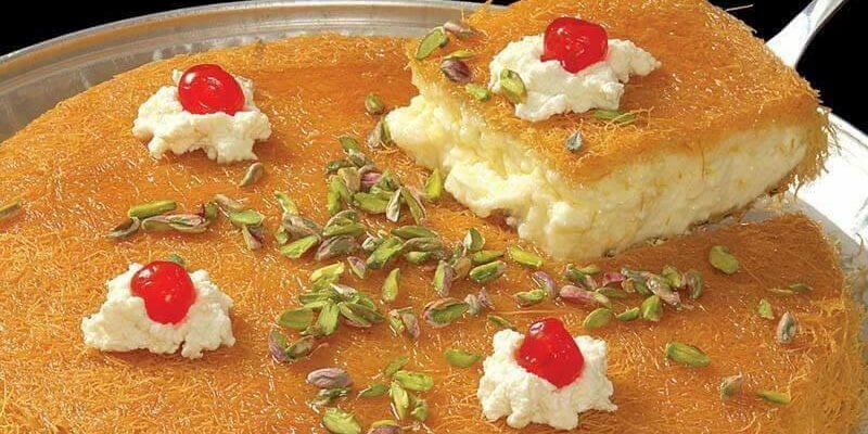 الكنافة المصرية بالجبنة 