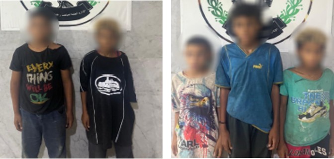ضبط عاطلين استغلا 20 طفلًا في التسول