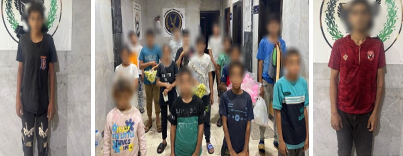 ضبط عاطلين استغلا 20 طفلًا في التسول