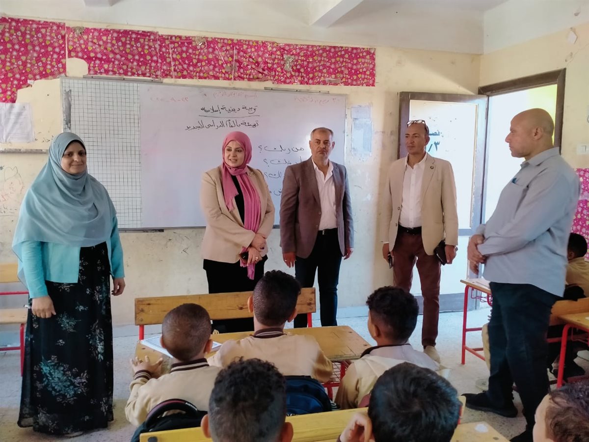 رئيس مركز ابشواى تتفقد المدارس للتأكد من إنتظام العملية التعليمية وعدم وجود أي معوقات